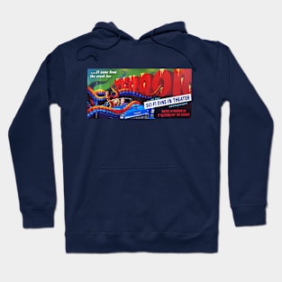 Sci-Fi Dine In Theater Poster Hoodie